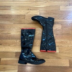 Venettini Kids Black and Red Boots